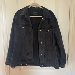 Streetwear Society Charcoal Denim Jacket